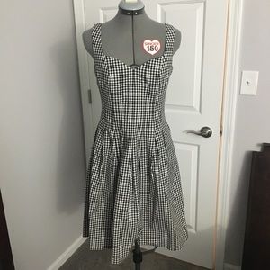 White House Black Market gingham dress